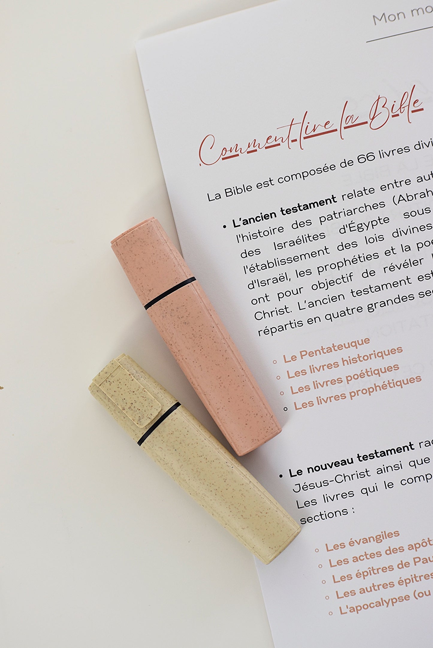 Carnet d'étude biblique "Mon moment avec Dieu" (Version papier)