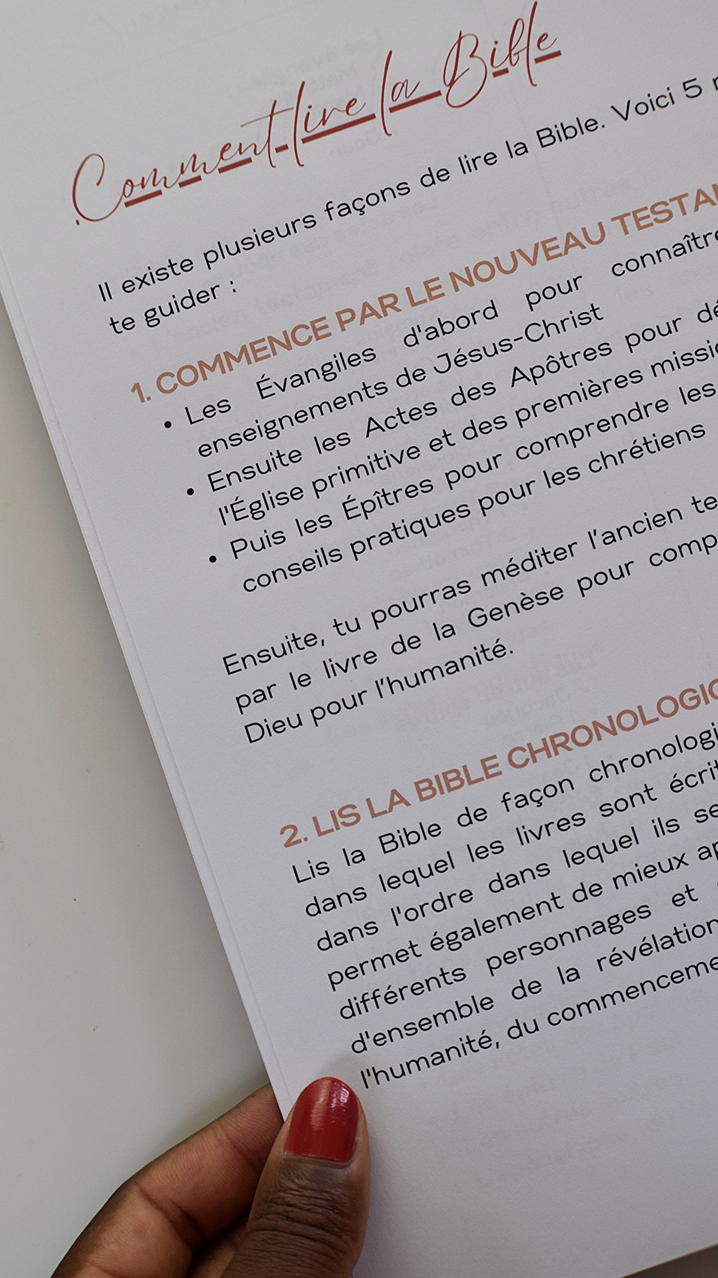 Carnet d'étude biblique "Mon moment avec Dieu" (Version papier)