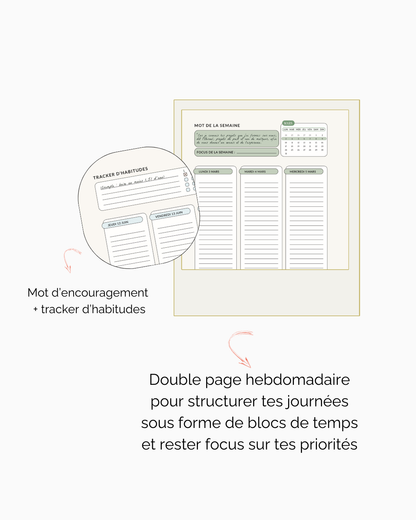 Planner Accomplie 2025 (version papier)